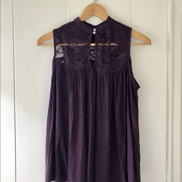 Anthropologie Deletta Brenta Burgundy Top XSP - Picture 5 of 7